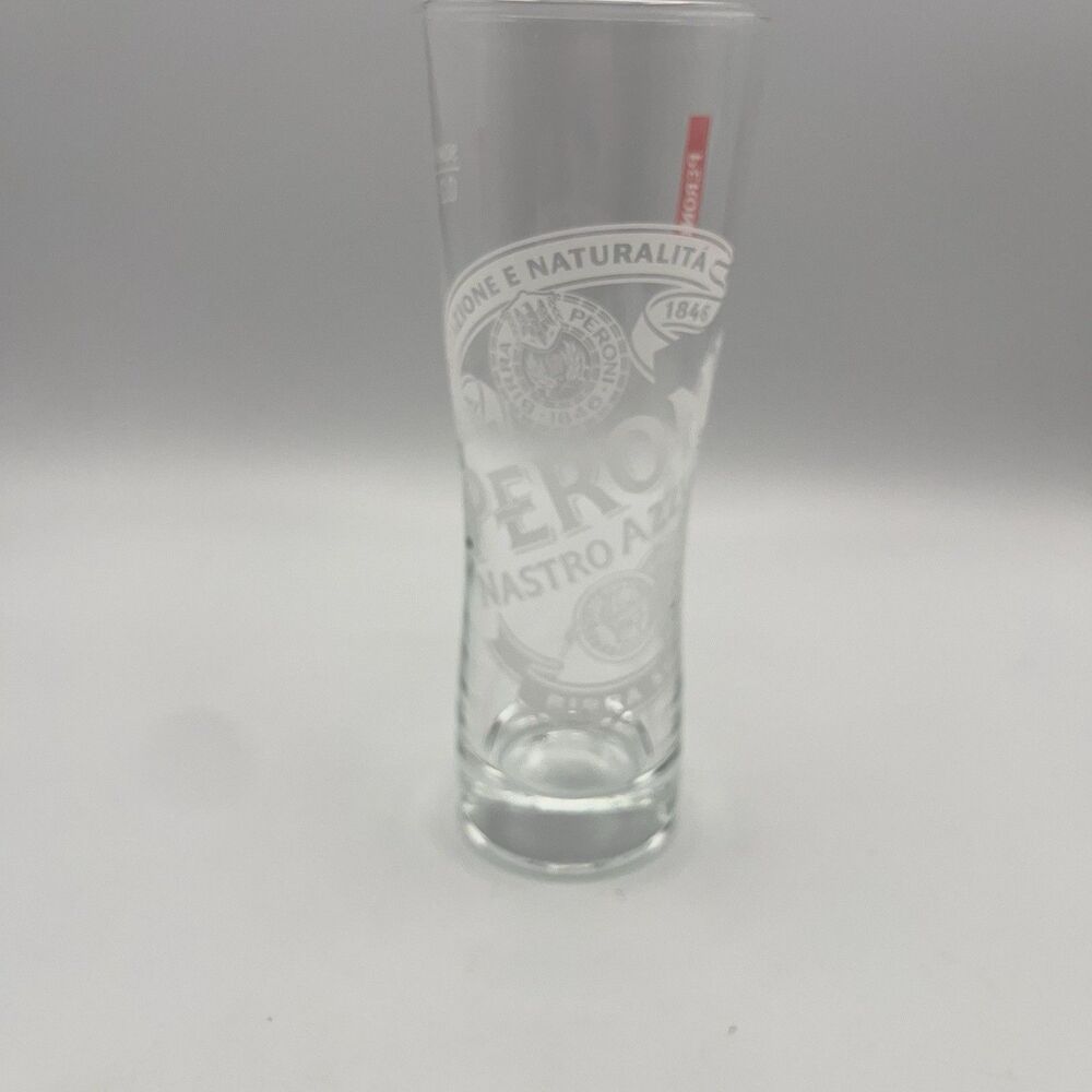 Peroni Nastro Azzurro Birra Superiore Italian Beer Glass 0.2 Liter